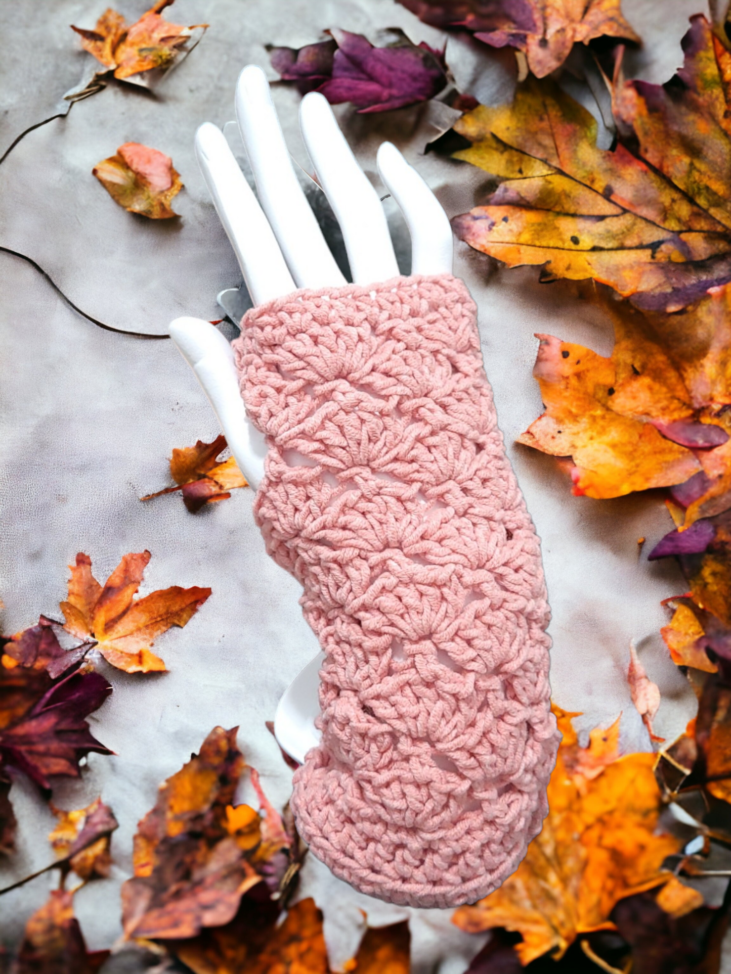 Pink Fingerless Handwarmer