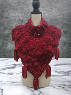 Wine Tassel Handkerchief