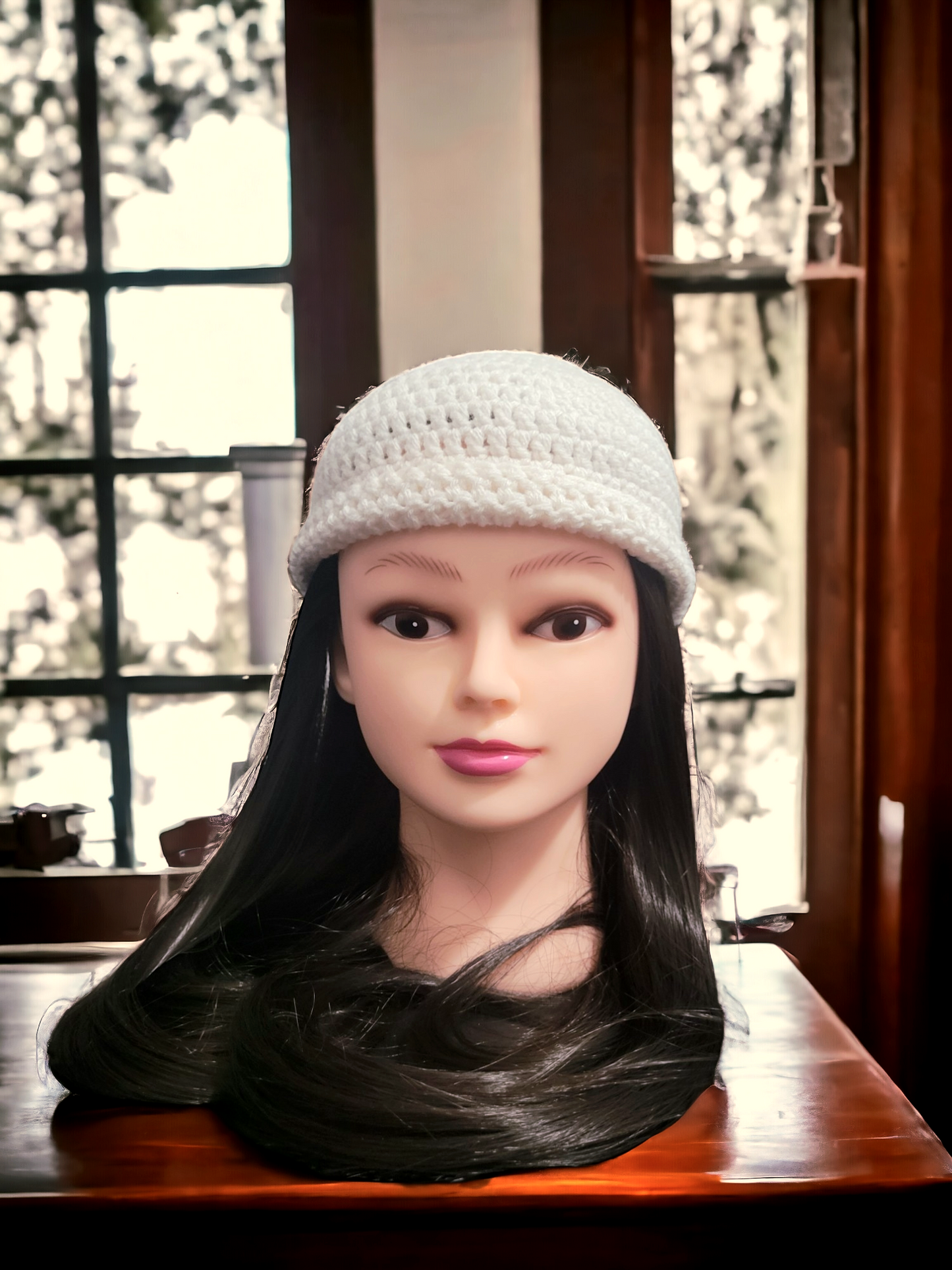 White Beanie