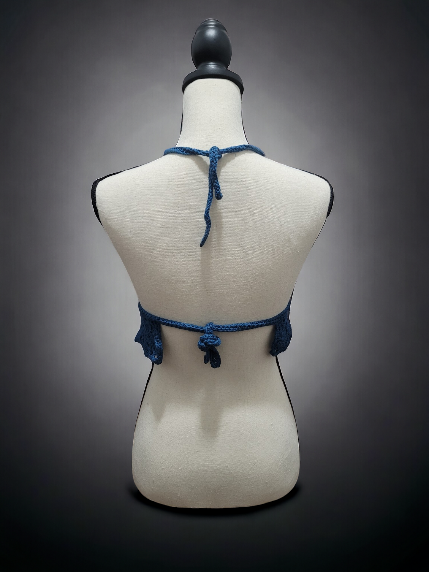 Medium Sapphire Bikini Crop Top