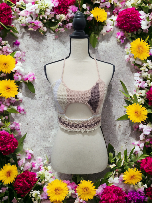Neapolitan Bikini  Crop Top